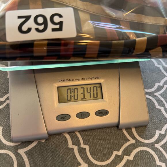 Vintage Stunt 100% Silk Blouse Women’s Large Striped 70s 80s Retro Flowy Hippie - Picture 12 of 12